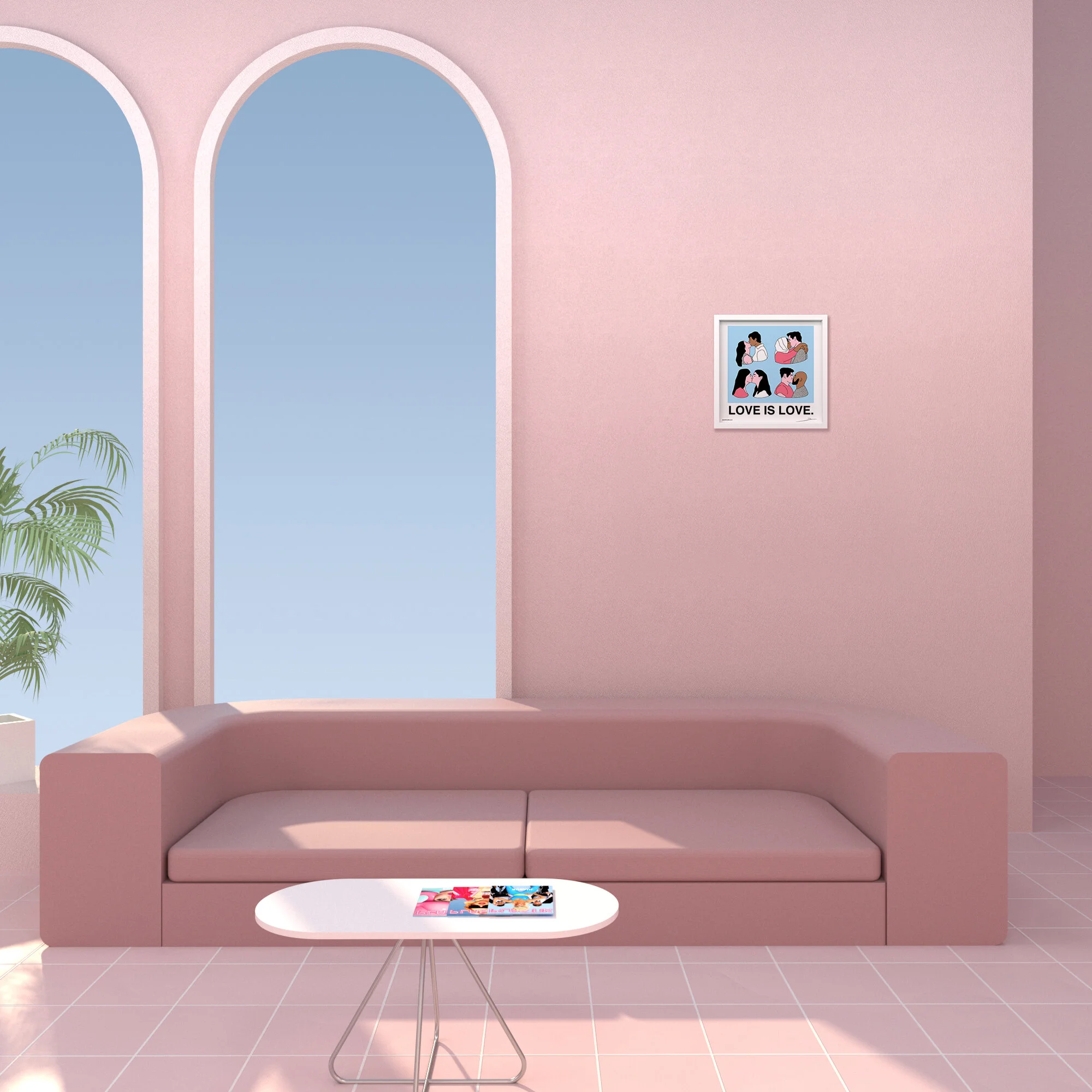 Love is love - print by studio stoutpoep — Plastik Magazine